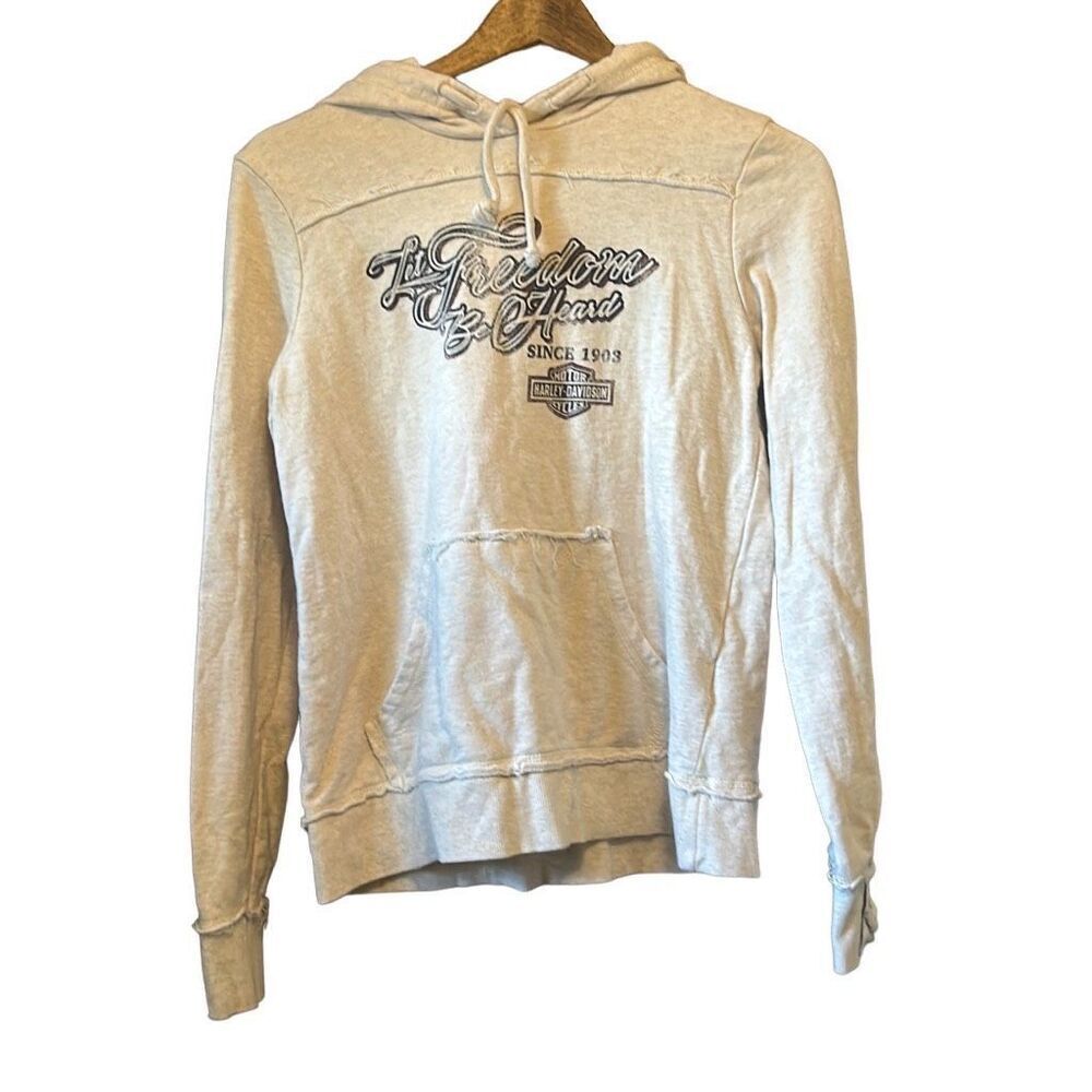 Women's Cream Hoodie Sweater